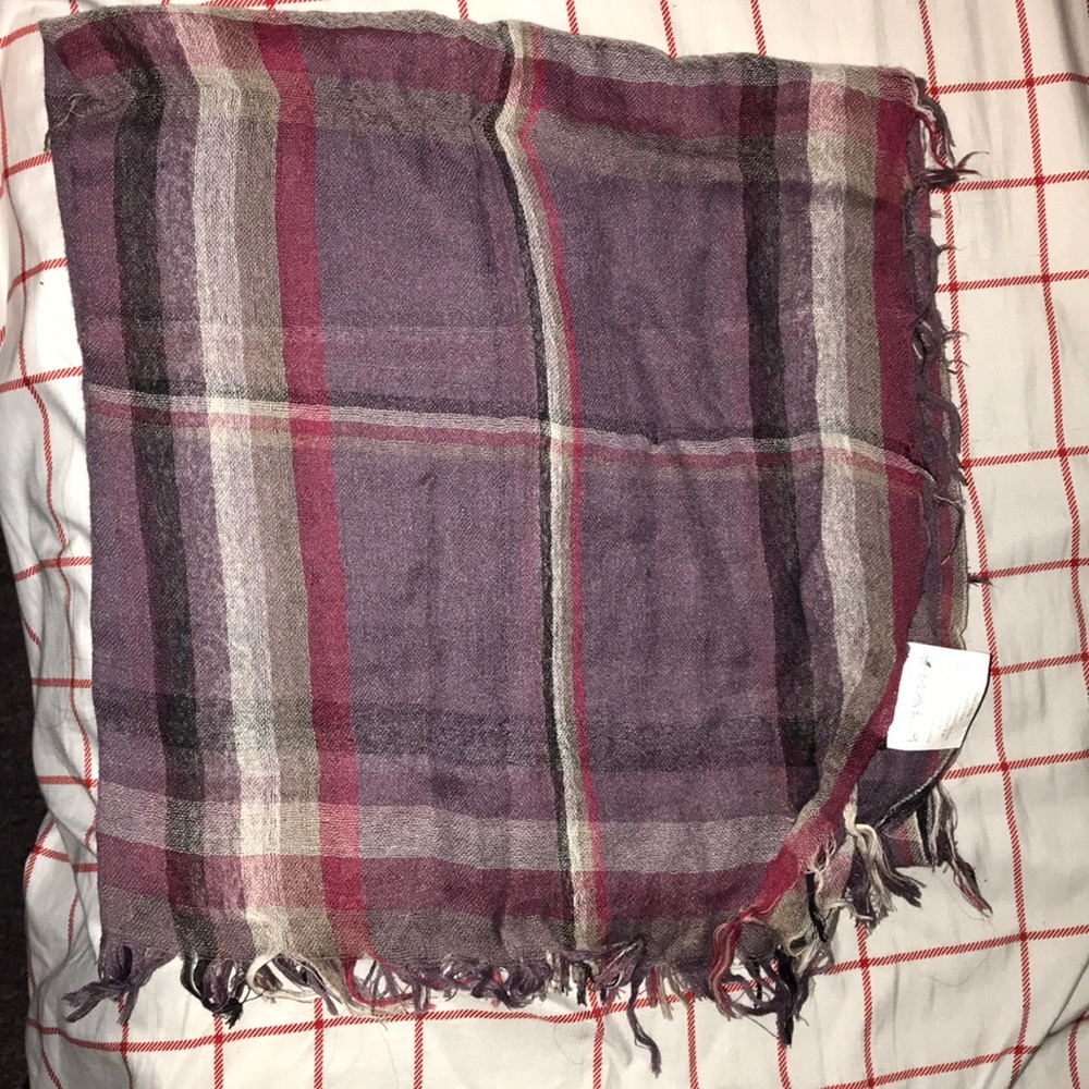 H&M plaid scarf